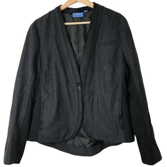 VERA WANG Wool Blend Blazer Jacket Size Large - Picture 1 of 8